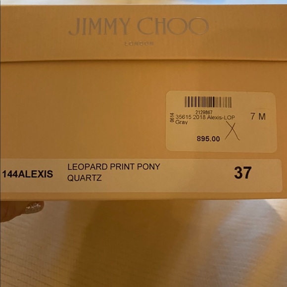 Jimmy Choo heel “Alexis” leopard print hair on hide pony - Picture 6 of 6